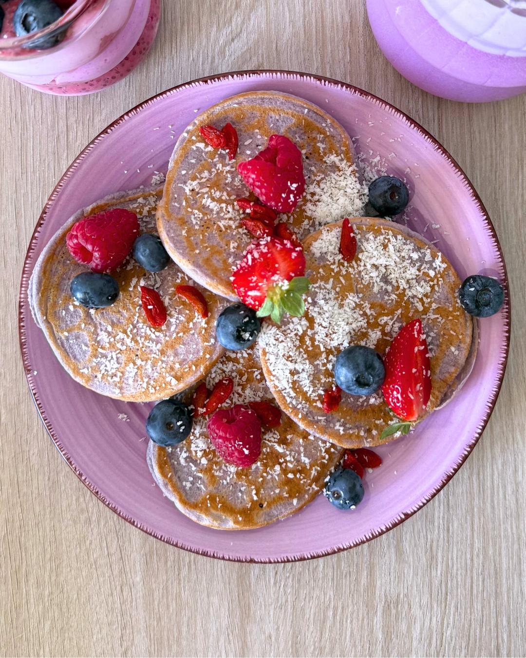 Pancakes à l’ube
